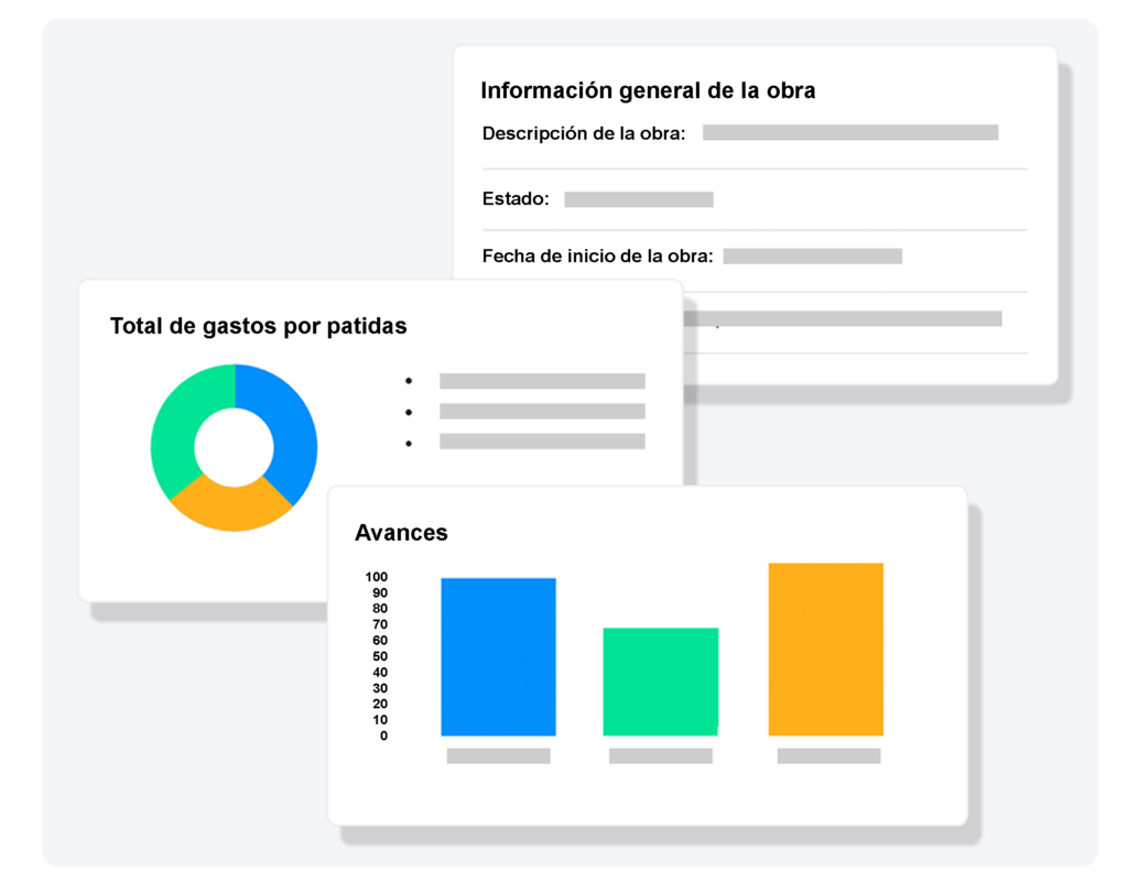 Pantalla de Builtz mostrando datos financieros y asignación de recursos en tiempo real